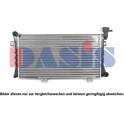 Kühler, Motorkühlung AKS DASIS - 490018N
