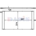 Low Temperature Cooler, intercooler AKS DASIS - 027005N