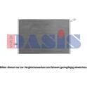 Radiador, arrefecimento do motor AKS DASIS - 120131N