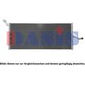 Low Temperature Cooler, intercooler AKS DASIS - 120143N