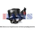 Pulseur d'air, ventilation habitacle AKS DASIS - 188102N