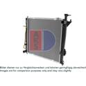 Radiador, arrefecimento do motor AKS DASIS - 560091N