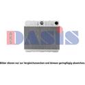 Scambiatore calore, Riscaldamento abitacolo AKS DASIS - 059001N
