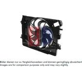 Ventilador, refrigeração do motor AKS DASIS - 188116N