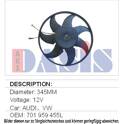 Ventilateur moteur AKS DASIS - 048500N