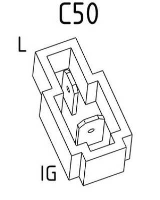 Alternateur CEVAM 50A - 9141