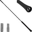 41cm black twisted antenna with 5/6mm screw-on adapter AMIO - 01129