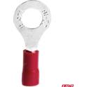 Red eyelet lugs rv 1.25-6 10 pcs AMIO - 03078