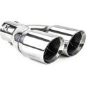 Embout d'échappement double mt 022blc  AMIO - 02646