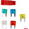 5-piece mini fuses with clips AMIO - 03378