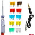 10 standard fuses with tester AMIO - 03523