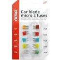 Fusibles micro 2 5a à 30a 10pcs  AMIO - 02331