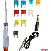 Fusibles mini 10pcs avec testeur  AMIO - 03524