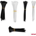 Multicolor plastic cable ties, set of 500 pcs. AMIO - 04317