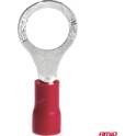Rote Ösenösen RV 1,25-8, 10 Stück AMIO - 03079
