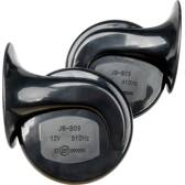 Avertisseur sonore 2 pcs noir 12v 110db 410/510hz  AMIO - 01716