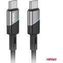 USB-C-zu-USB-C-Kabel, 60 W, 100 cm AMIO - 03926
