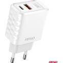 38-W-USB-A- und USB-C-Schnelllade-Wandladegerät AMIO - 04287