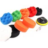 Kit polissage 11pcs 80mm avec adaptateur perceuse m14  AMIO - 02647