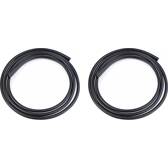 Strisce di protezione per porte a forma di U nere - 2 x 650 mm - Amio AMIO - 02233
