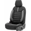 Complete set of Otom Limited 102 black/grey 3-zip seat covers AMIO - OT74048