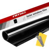 Film solaire 1% noir ultra fonce 75x300cm pour vitres  AMIO - 02937