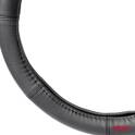 Leather steering wheel cover 37-39cm AMIO - 03546