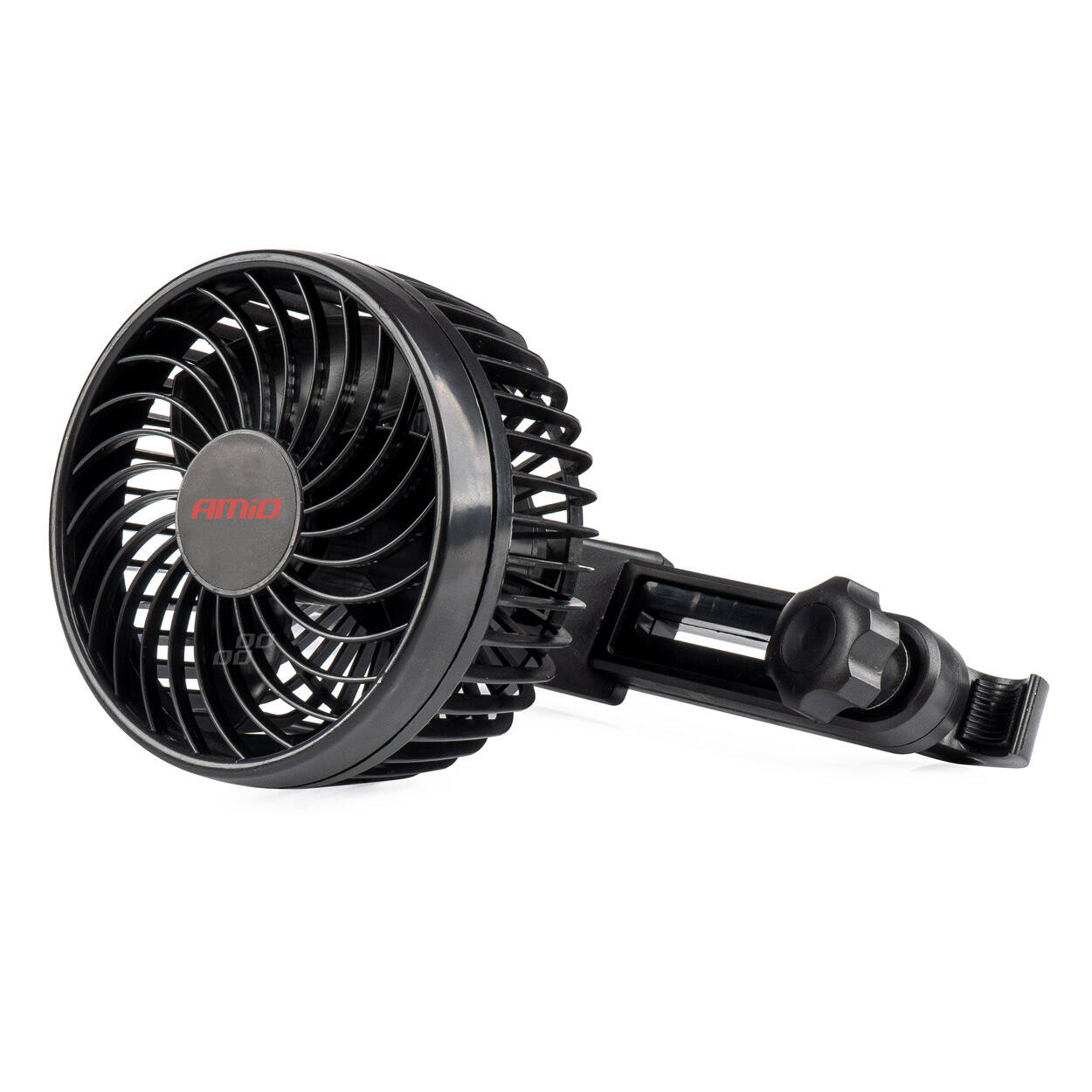 AMIO 12V Adjustable Headrest Fan - Ø 11.5 cm / 2 speeds