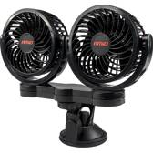AMIO Dual 12V Suction Cup Fans - Ø 10 cm each AMIO - 03010