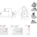 Startmotor (negen) AS-PL - S9402S