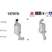 Catalizzatore marmitta catalitica AS - 15797D