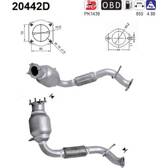 Catalizzatore marmitta catalitica AS - 20442D