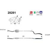 Catalizzatore marmitta catalitica AS - 28281