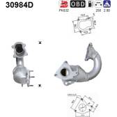 Catalytic Converter AS - 30984D