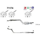 Catalytic Converter AS - 71174