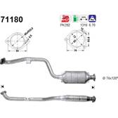 Catalytic Converter AS - 71180