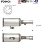 Diesel particulate filter AS - FD1008