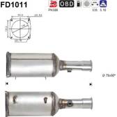 Diesel particulate filter AS - FD1011