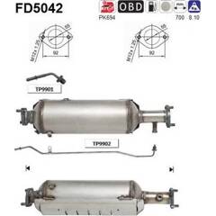 Filtre à particules (échappement) AS - FD5042