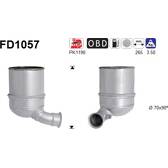 Filtro hollín/partículas, sistema escape AS - FD1057