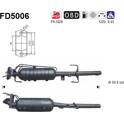 Ruß-/Partikelfilter, Abgasanlage AS - FD5006
