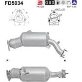 Ruß-/Partikelfilter, Abgasanlage AS - FD5034