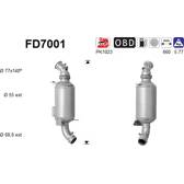 Soot-/ Particle Filter, exhaust system AS - FD7001