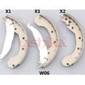 Bremsbackensatz ASHIKA - 55-0W-W06