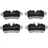 Bremsbelagsatz hinten ASHIKA - 51-00-0119