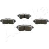 Front brake pad set ASHIKA - 50-00-0089