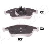Front brake pad set ASHIKA - 50-00-031