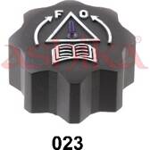 Radiatordop ASHIKA - 33-00-023