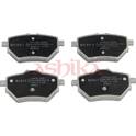 Rear brake pad set ASHIKA - 51-00-0614