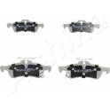 Rear brake pad set ASHIKA - 51-02-225